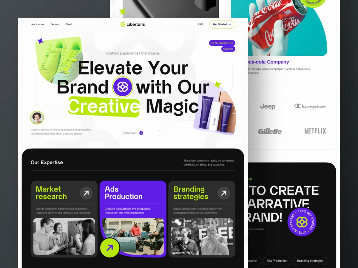 Libertans brand identity design showcase